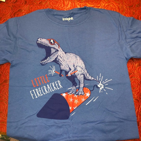 NWT Youth T-Shirt Little Firecracker - Picture 1 of 2